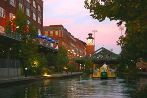 Bricktown Water Taxi. Credit: Greater Oklahoma City Chamber and Convention & Visitors Bureau