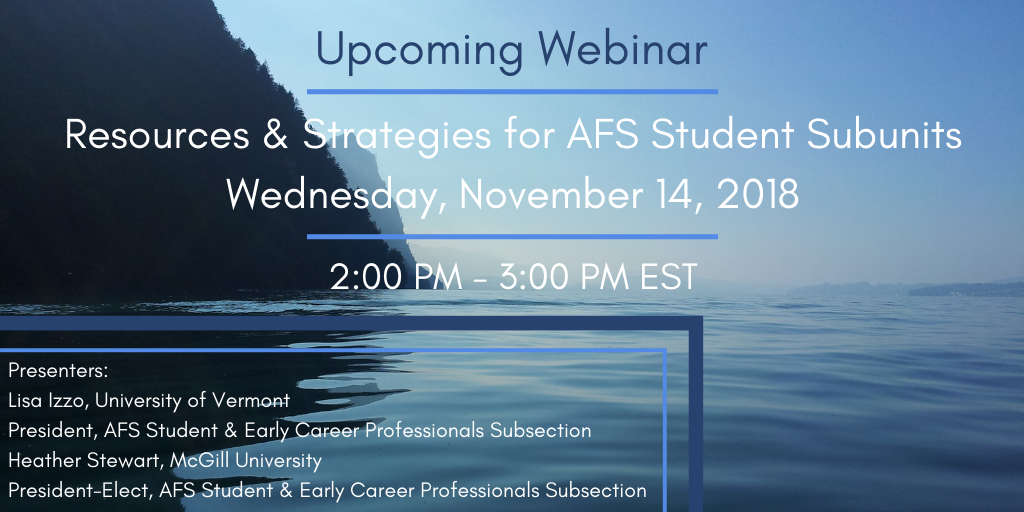 Recording: Resources & Strategies for AFS Student Subunits