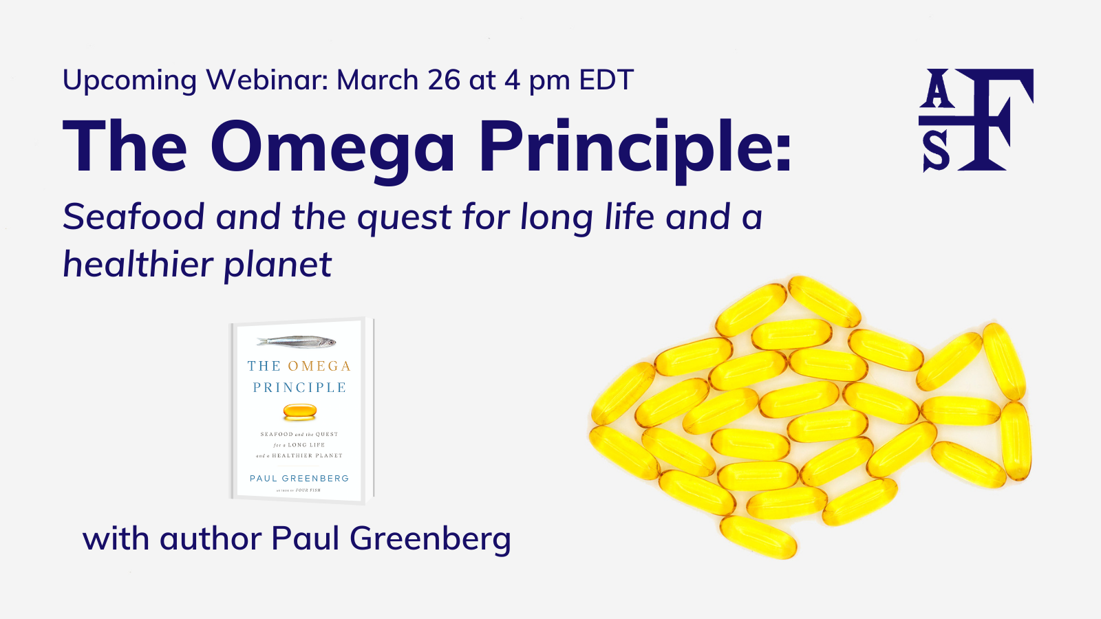 WEBINAR RECORDING: The Omega Principle: Seafood and the quest for long life and a healthier planet