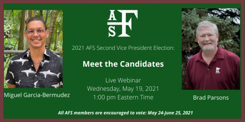 RECORDING: 2021 AFS Election – Meet the Second Vice President Candidates
