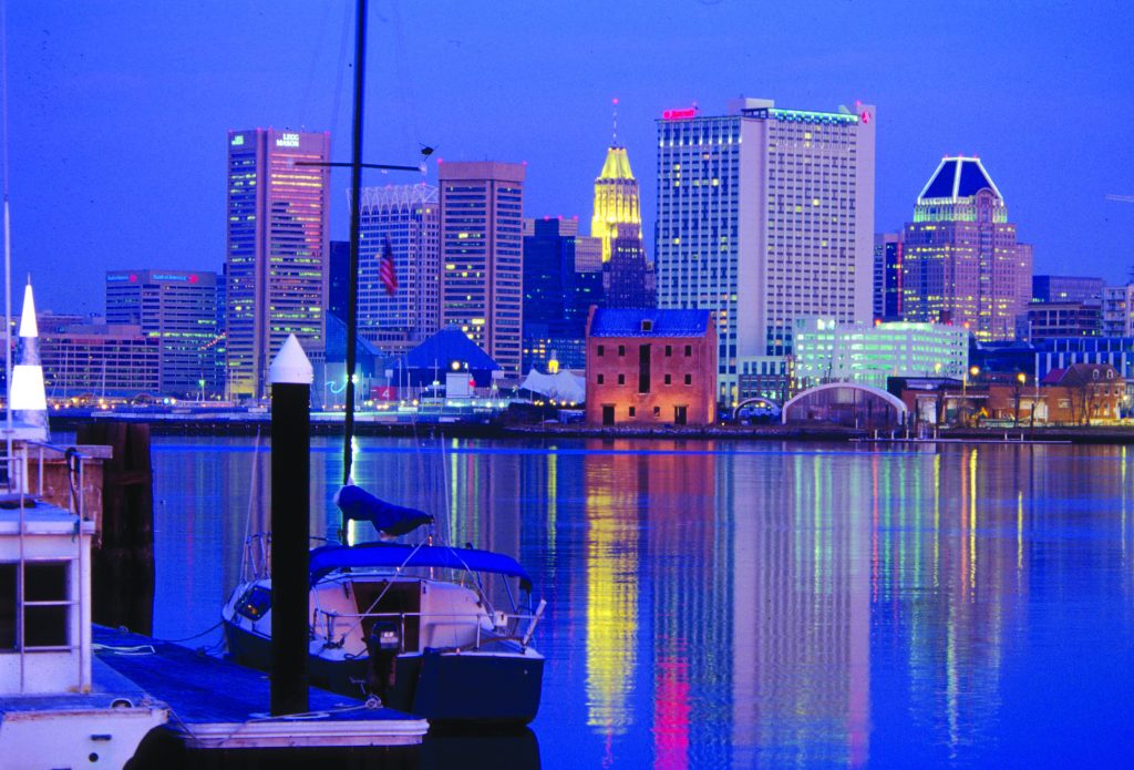 Baltimore-Inner-Harbor-Evening-credit-Visit-Baltimore-1024x695